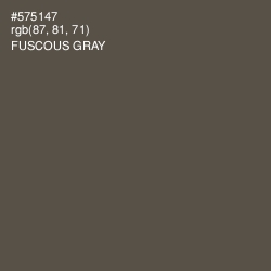 #575147 - Fuscous Gray Color Image